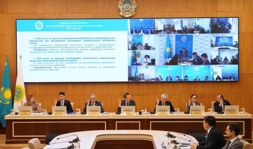 «Халық үні» подтверждает: ход голосования на участках соответствует данным Центральной комиссии референдума