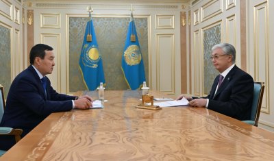 Мемлекет басшысы Жоғары аудиторлық палатаның төрағасы Әлихан Смайыловты қабылдады