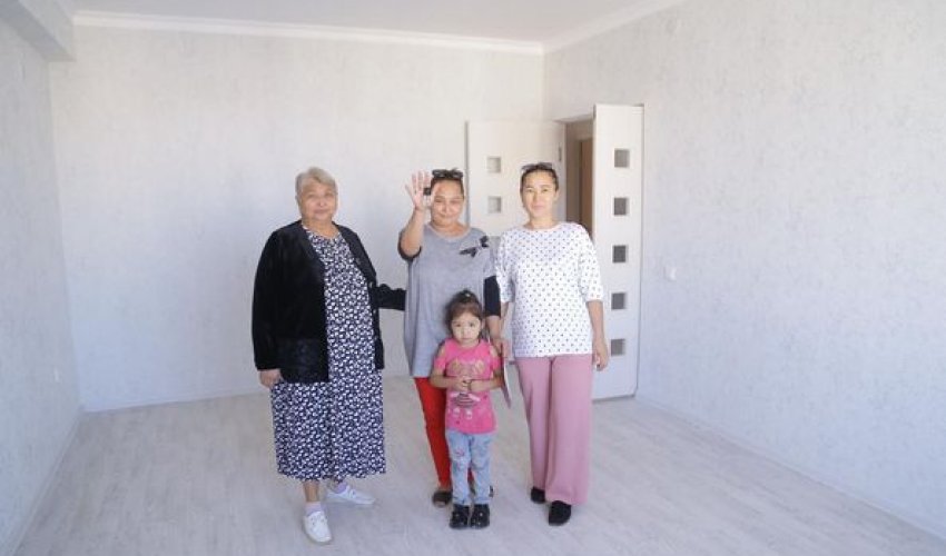 ШЫМКЕНТ ҚАЛАСЫНДА 140 ОТБАСЫ "НҰРЛЫ ЖЕР" БАҒДАРЛАМАСЫМЕН БАСПАНАЛЫ БОЛДЫ
