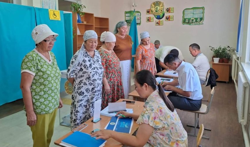 Құрылтай сайлауында Түркістан облысының тұрғындары аса белсенді