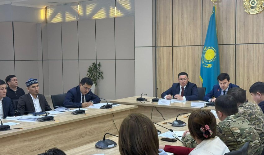 Түркістанда терроризмнің алдын алу және қауіпсіздікті нығайту шаралары талқыланды