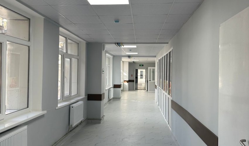 ҚАЛАЛЫҚ ЖҰҚПАЛЫ АУРУЛАР АУРУХАНАСЫНДА ЖӨНДЕУ ЖҰМЫСТАРЫ ҚАРҚЫНДЫ ЖҮРІП ЖАТЫР