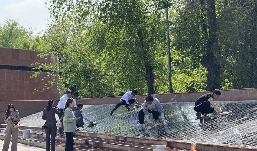 Даңқ мемориалында тазалық шарасы өтті
