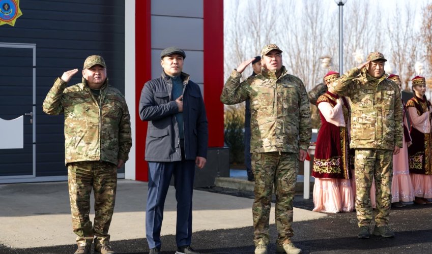 В ШЫМКЕНТЕ ОТКРЫТЫ ПЕРВЫЕ В РЕСПУБЛИКЕ УНИВЕРСАЛЬНЫЕ КОМПЛЕКСЫ ЭКСТРЕННЫХ СЛУЖБ