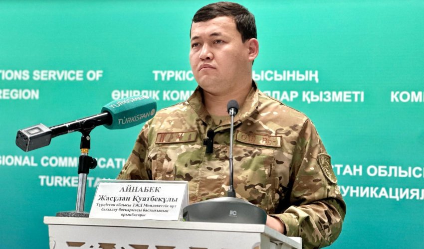 ТҮРКІСТАН ОБЛЫСЫНДА “ӨРТ ҚАУІПСІЗДІГІ” ШАРАСЫ ӨТІП ЖАТЫР