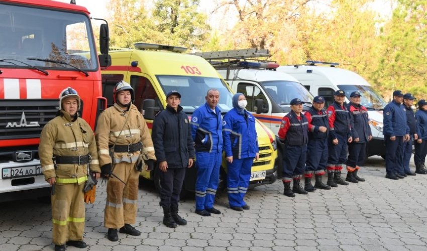 ШЫМКЕНТТЕ ТӨТЕНШЕ ЖАҒДАЙЛАРҒА ДАЙЫНДЫҚ ЖАТТЫҒУЫ ӨТКІЗІЛДІ