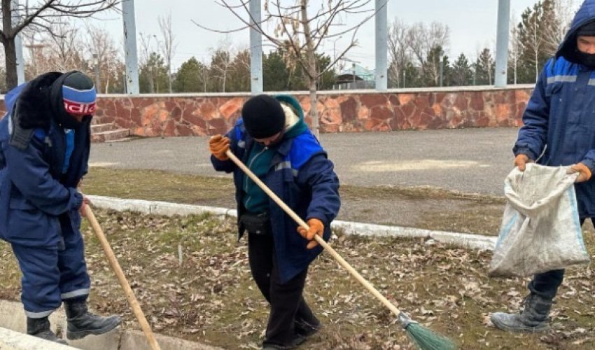 АБАЙ АУДАНЫ: АСАР ТҰРҒЫНДАРЫ ТАЗАЛЫҚ АКЦИЯСЫНА ҮЛЕС ҚОСТЫ