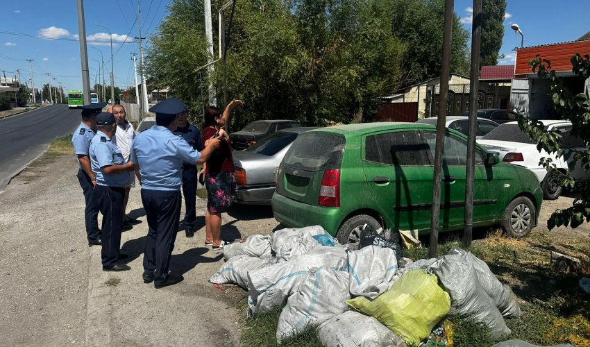 Шымкентте тазалық пен тәртіпті бұзғандар жауапқа тартылды