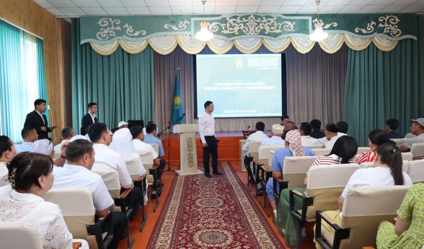ТҮРКІСТАН ОБЛЫСЫНДА АУЫЛДЫҚ ОКРУГТЕРДІҢ ӘЛЕУМЕТТІК-ЭКОНОМИКАЛЫҚ ДАМУЫ МЕН ИНФРАҚҰРЫЛЫМЫН ЖЕТІЛДІРУ