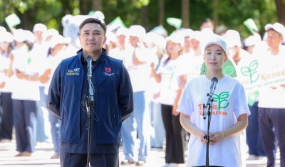 ШЫМКЕНТТЕ «ТАЗА ҚАЗАҚСТАН» АЯСЫНДА РЕСПУБЛИКАЛЫҚ ЭКОЛОГИЯЛЫҚ АКЦИЯ ӨТТІ
