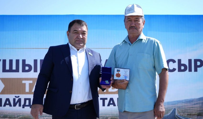ШАРДАРАДА ЖАҢА ЖОЛ ПАЙДАЛАНУҒА БЕРІЛДІ