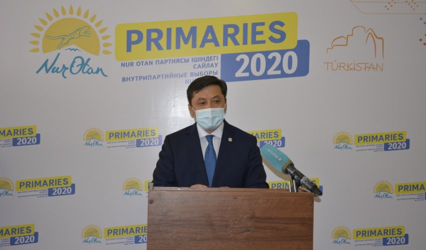 Түркістанда праймеризге 340 өтініш тіркелді