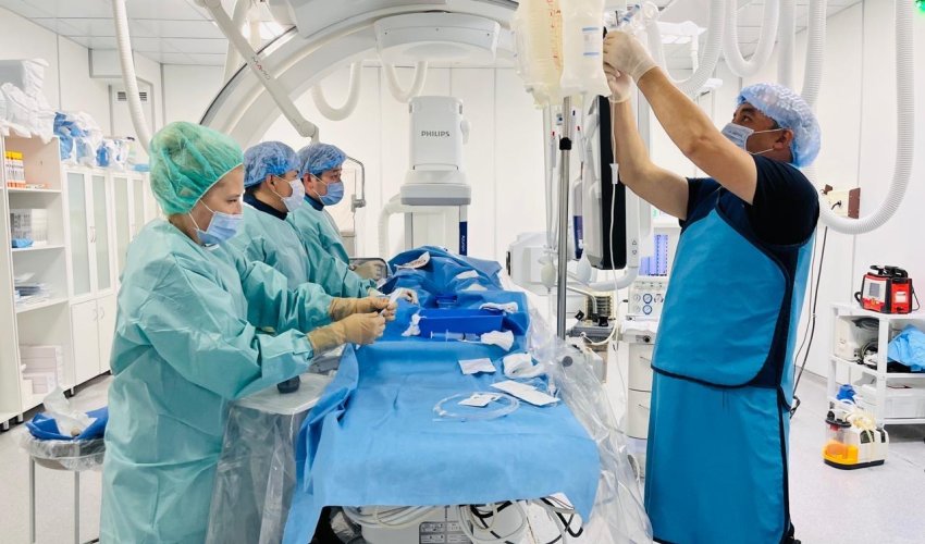 Шымкенттік нейрохирургтар ми тамырының аневризмасынан әйелдің өмірін сақтап қалды