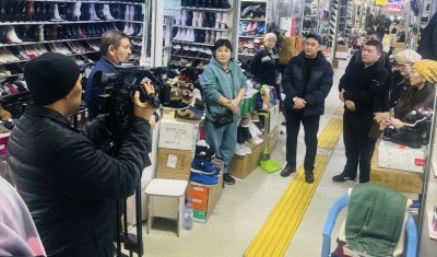 Шымкенттегі «Алаш» базарында жаңа Конституция жобасы түсіндірілді