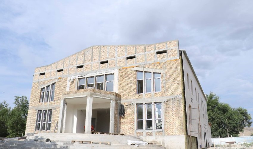 Түлкібаста Ынтымақ ауылында 200 орындық мәдениет үйі салынып жатыр