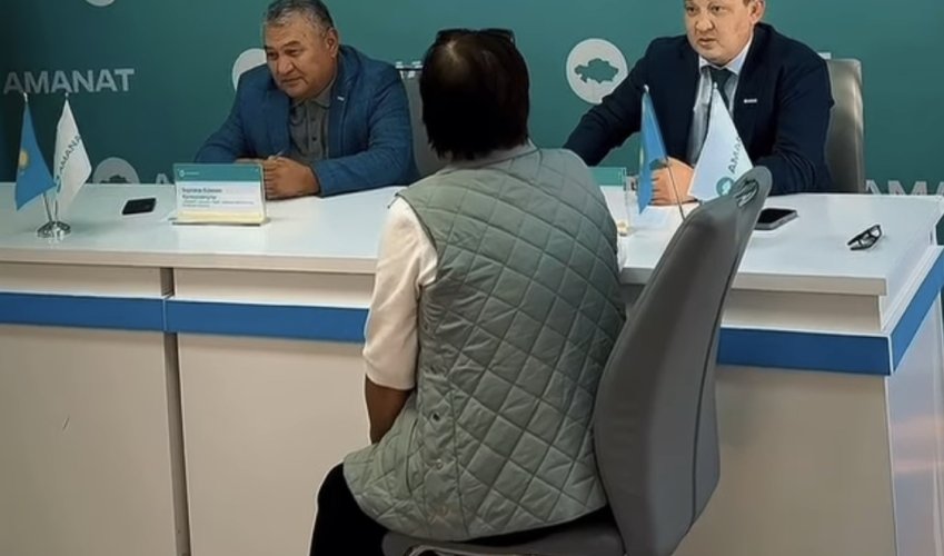 БЕРІК АЙДАРҰЛЫ ТҰРАН АУДАНЫ ТҰРҒЫНДАРЫН ҚАБЫЛДАДЫ