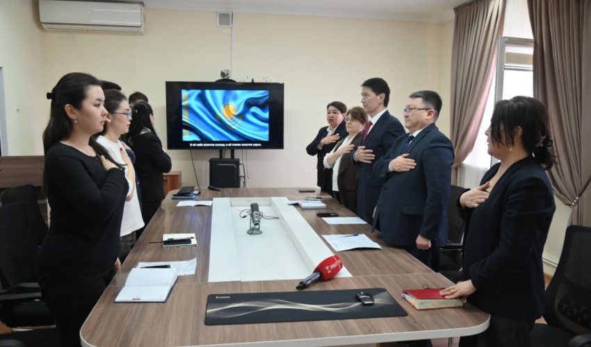 Шымкентте медицина саласы өкілдері жаңа Конституция жобасын қолдау білдірді