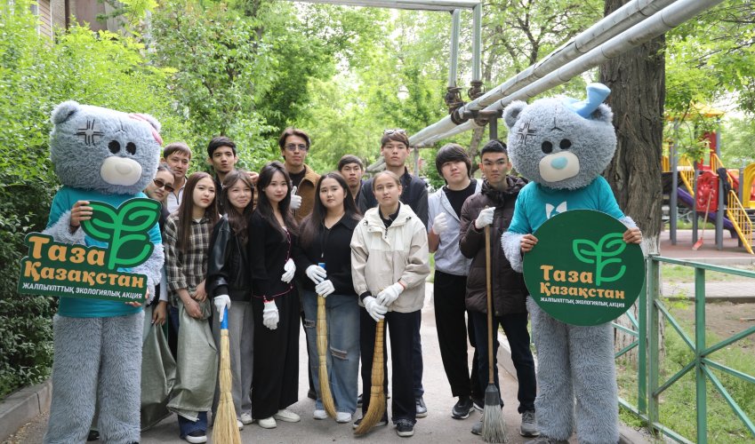 ШЫМКЕНТ ҚАЛАСЫНДА «ТАЗА АУЛА» АКЦИЯСЫ: 55 МЫҢНАН АСТАМ АДАМ ТАЗАЛЫҚ ЖҰМЫСТАРЫНА ҚАТЫСТЫ