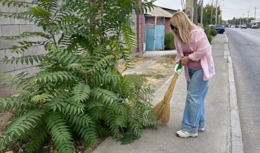 Тұран ауданында сенбілік: тұрғындар бірлесіп тазалыққа үлес қосты