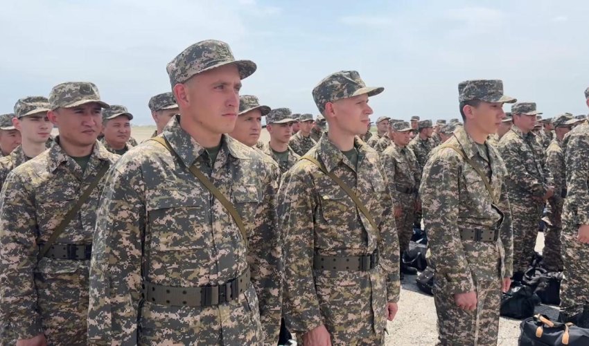 Жамбыл облысында 120 әскери міндетті ұшқышсыз ұшу аппараттарының операторы мамандығын меңгереді