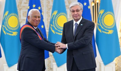 Мемлекет басшысы Еуропалық Кеңес Президентін І дәрежелі «Достық» орденімен марапаттады