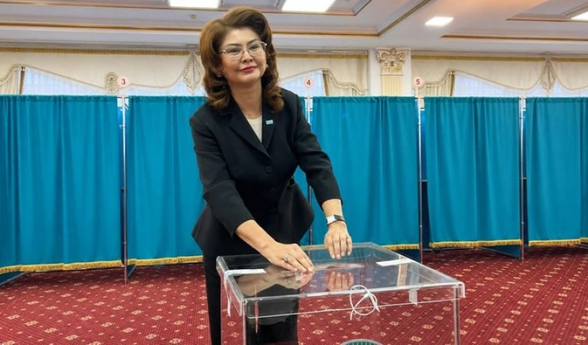 Аида Балаева Құрылтай сайлауында өз таңдауын жасады