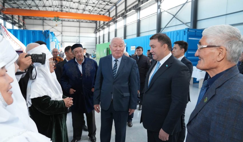 ПРЕЗИДЕНТ ТАПСЫРМАСЫ: ТҮРКІСТАН ОБЛЫСЫ КЕНТАУ ҚАЛАСЫНДА ЖАҢА ЗАУЫТ ІСКЕ ҚОСЫЛДЫ
