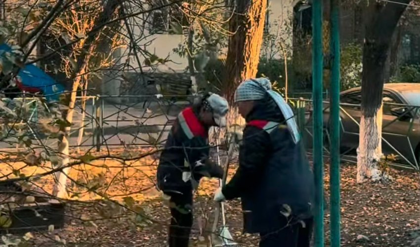 ТҰРАН АУДАНЫНДА ТАЗАЛЫҚ МӘДЕНИЕТІ НЕГІЗ ҚАЛАП ЖАТЫР