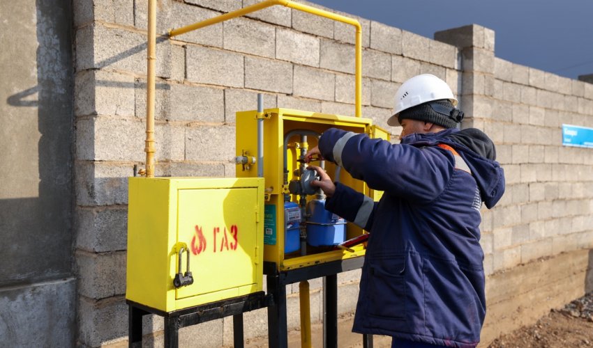 ШЫМКЕНТ: БОЗАРЫҚ ТҰРҒЫН АЛАБЫНА ГАЗ БЕРІЛДІ