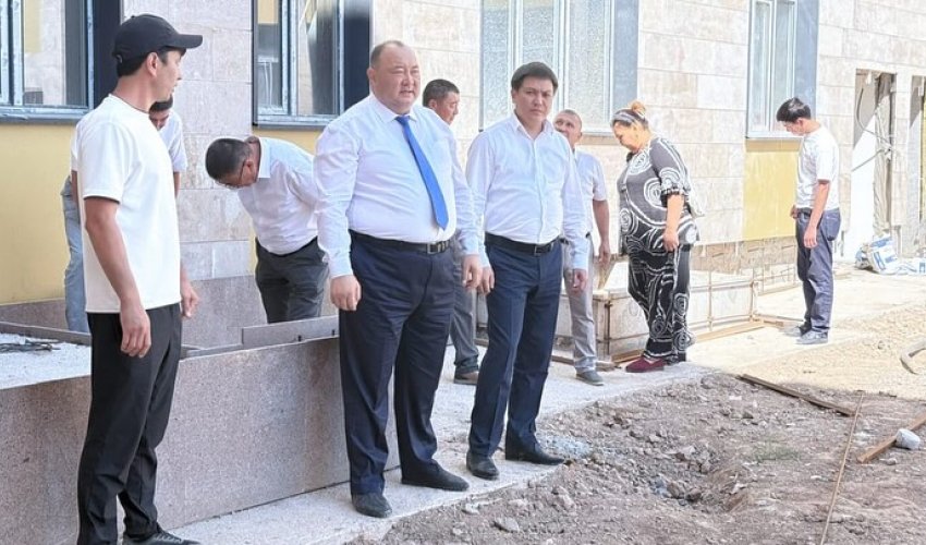 КЕЛЕС АУДАНЫНДА ӘЛЕУМЕТТІК НЫСАНДАР ҚҰРЫЛЫСЫ ҚАРҚЫН АЛДЫ