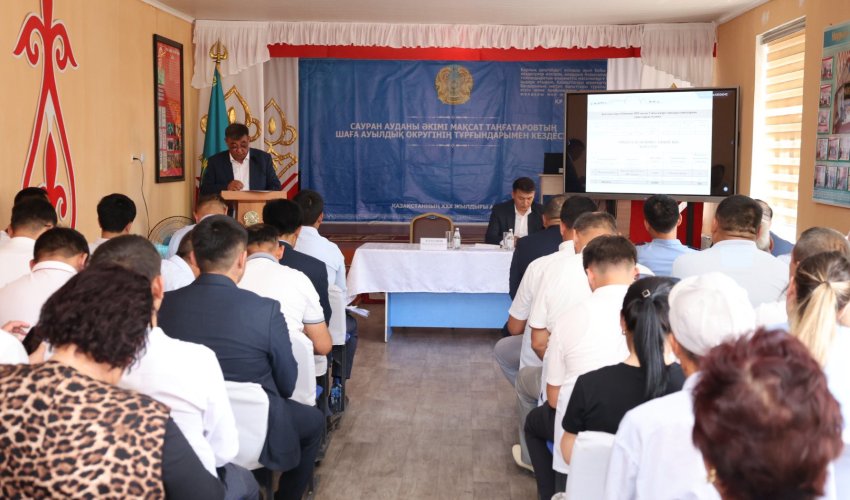 САУРАН АУДАНЫНЫҢ ӘЛЕУМЕТТІК-ЭКОНОМИКАЛЫҚ ДАМУЫ