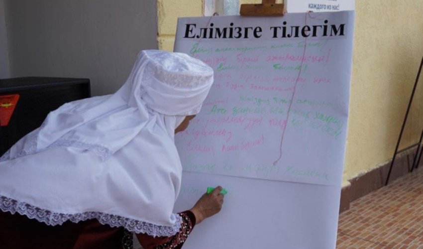 ТҮРКІСТАН ОБЛЫСЫ: ҚАЗЫҒҰРТТА РЕФЕРЕНДУМ УЧАСКЕСІНДЕ “ШЕБЕРЛЕР БҰРЫШЫ” ҚҰРЫЛДЫ