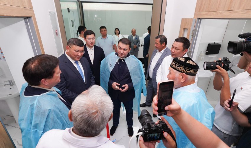 ЖЕТІСАЙДА ЗАМАНАУИ МЕДИЦИНАЛЫҚ ОРТАЛЫҚ АШЫЛДЫ