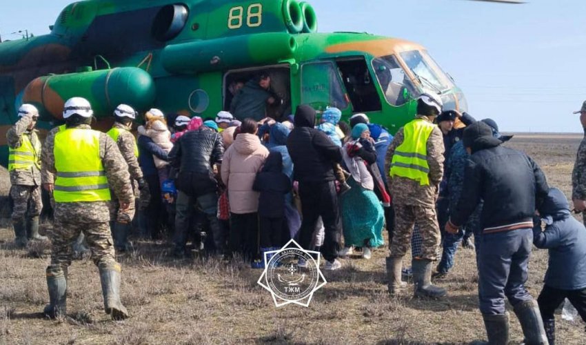 Бесқопа ауылының тұрғындарын Бестамақ ауылының пункттеріне эвакуациялау жүргізілуде.