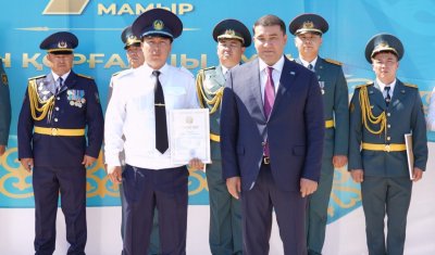 В ТУРКЕСТАНЕ ПРОШЛО ПАТРИОТИЧЕСКОЕ МЕРОПРИЯТИЕ, ПОСВЯЩЕННОЕ ДНЮ ЗАЩИТНИКА ОТЕЧЕСТВА