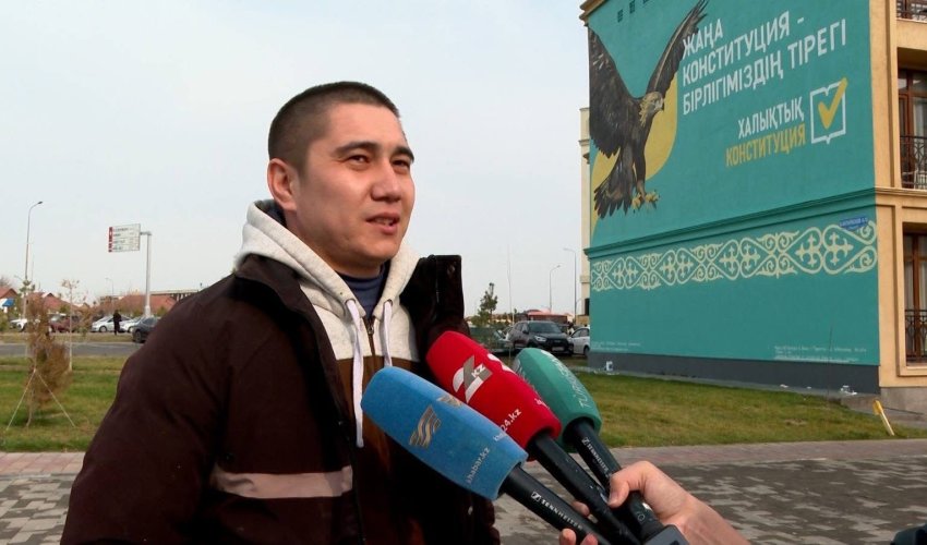 ТҮРКІСТАНДА КОНСТИТУЦИЯЛЫҚ РЕФОРМАНЫ ҚОЛДАУҒА АРНАЛҒАН МУРАЛ САЛЫНДЫ