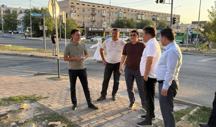 ТҰРАН АУДАНЫНДА ИНФРАҚҰРЫЛЫМ МЕН ТАЗАЛЫҚ МӘСЕЛЕЛЕРІ БАҚЫЛАУҒА АЛЫНДЫ