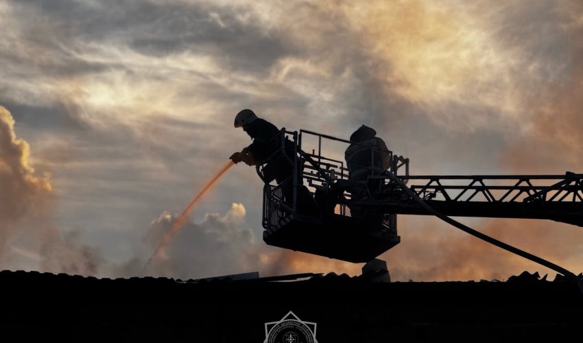 Оралдағы ағаш өңдеу цехында шыққан өрттен жарылыс қаупінің алды алынды