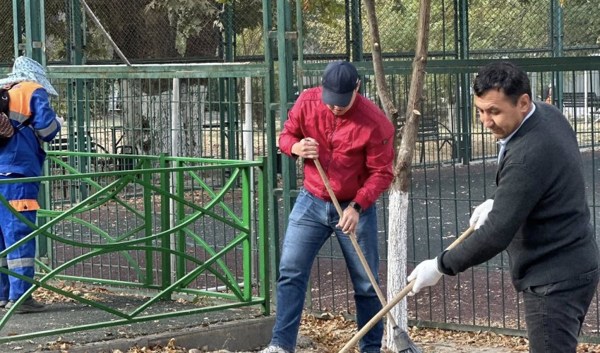ТҰРАН АУДАНЫНДА «ТАЗА ҚАЗАҚСТАН» АКЦИЯСЫ АЯСЫНДА ЖАЛПЫҚАЛАЛЫҚ СЕНБІЛІК ӨТТІ
